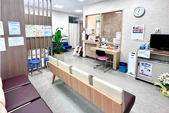 山下内科・皮膚科医院待合